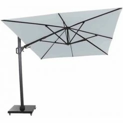 SIENA GARDEN Sunset N+ Ampelschirm Anthrazit/stone 350x260cm Gestell Aluminium Anthrazit, Bezug 100% Polyester, 300g/m² In Stone, PU-beschichtet, UPF 50+ -SIENA GARDEN Shop 41373838 4