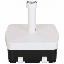 SIENA GARDEN Schirmständer 45 Kg Eckig, Weiß Kunststoffrohr 19-54 Mm, Mit Rollen Und Handmulden, Füllbar Mit Sand 9 SIENA GARDEN Schirmständer 45 Kg Eckig, Weiß Kunststoffrohr 19-54 Mm, Mit Rollen Und Handmulden, Füllbar Mit Sand -SIENA GARDEN Shop 41373865 3