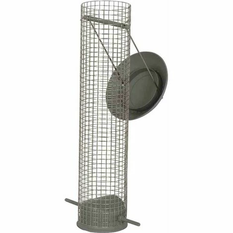 SIENA GARDEN Vogelfuttersäule Iron Line Für Nüsse, 32,5cm 4 SIENA GARDEN Vogelfuttersäule Iron Line Für Nüsse, 32,5cm – Bild 2