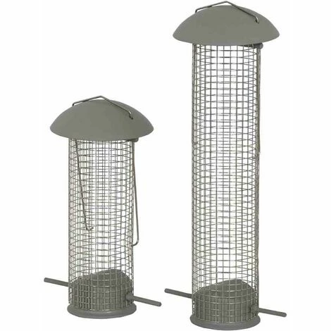 SIENA GARDEN Vogelfuttersäule Iron Line Für Nüsse, 32,5cm 5 SIENA GARDEN Vogelfuttersäule Iron Line Für Nüsse, 32,5cm – Bild 3