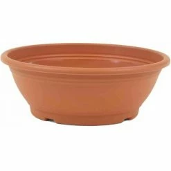 SIENA GARDEN Schale Ø 50 X 18 Cm, Terracotta Rundes Kunststoffgefäß Mit Bodenlöchern