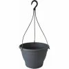 SIENA GARDEN Hängeampel Ø 30 X 20 Cm, Anthrazit Pflanzgefäß Aus Kunststoff -SIENA GARDEN Shop 41374049 1