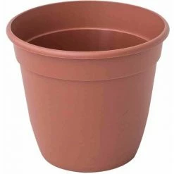 SIENA GARDEN Standard-Pflanztopf 32 X 27,8 Cm, Terracotta Rundes Kunststoffgefäß Mit Bodenlöchern