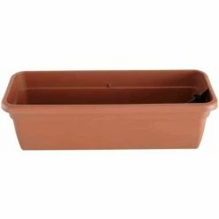 SIENA GARDEN 5 X Bewässerungskasten 80 X 21,6 X 17,5 Cm Terracotta Einsatz Wasserstandsanzeiger
