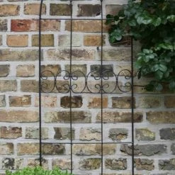 SIENA GARDEN Rankgitter Lilie, Metall Dunkelgrau, Unterverzinkt 45 X 160 Cm -SIENA GARDEN Shop 41374174 2