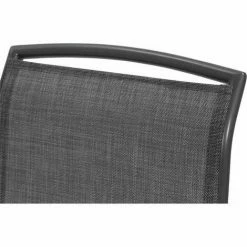 SIENA GARDEN Livorno Relaxsessel Gestell Aluminium Anthrazit, Fläche Ranotex®-Gewebe Silber-schwarz -SIENA GARDEN Shop 41374278 5