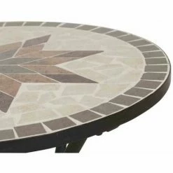 SIENA GARDEN Stella Tisch Ø 60x71 Cm Gestell Stahl Matt-schwarz, Tischplatte Keramik. -SIENA GARDEN Shop 41374322 3