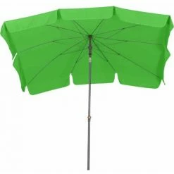 SIENA GARDEN Tropico Mittelstockschirm Anthrazit/limette 210x140cm Gestell Stahl Anthrazit, Bezug 100% Polyester, 180g/m² In Limette, Lichtschutzfaktor UPF 50+ -SIENA GARDEN Shop 41374353 4