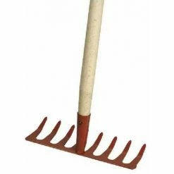 SIENA GARDEN Kinderrechen,7 Zinken 13cm Breit, Holzstiel 75cm