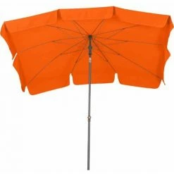 SIENA GARDEN Tropico Mittelstockschirm Anthrazit/terracotta 210x140cm Gestell Stahl Anthrazit, Bezug 100% Polyester, 180g/m² In Terracotta, Lichtschutzfaktor UPF 50+ -SIENA GARDEN Shop 41475228 4