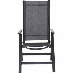 SIENA GARDEN Medira Klappsessel, Anthrazit Gestell Aluminium Anthrazit, Fläche Ranotex®-Gewebe Schwarz-silber -SIENA GARDEN Shop 42662869 2