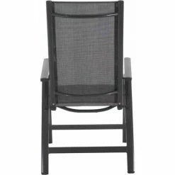 SIENA GARDEN Medira Klappsessel, Anthrazit Gestell Aluminium Anthrazit, Fläche Ranotex®-Gewebe Schwarz-silber -SIENA GARDEN Shop 42662869 4