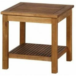 SIENA GARDEN Astoria Beistelltisch 45x45x45 Cm Gestell Und Tischplatte Akazienholz Natur Geölt