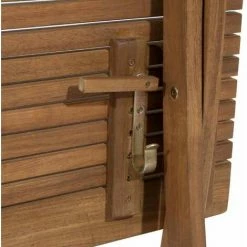 SIENA GARDEN Falun Klapptisch 80x80x74 Cm Gestell Und Tischplatte Akazienholz Natur Geölt -SIENA GARDEN Shop 45060258 3