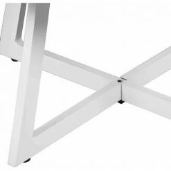 SIENA GARDEN Alexis Lounge Tisch 70x70cm Aluminium Matt-weiß Gartentisch Tresentisch Bartisch -SIENA GARDEN Shop 45346297 3