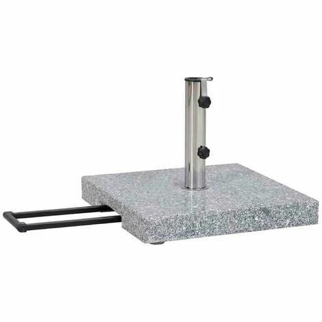 SIENA GARDEN Granitständer Trolley 45 Kg Eckig Mit Tolley-Auszug Und Rollen 3 SIENA GARDEN Granitständer Trolley 45 Kg Eckig Mit Tolley-Auszug Und Rollen