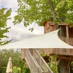 SIENA GARDEN Solino Sonnensegel Ecru 180g/m² HDPE, 3-eckig, 3,6x3,6x3,6m -SIENA GARDEN Shop 45811452 4