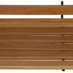 SIENA GARDEN Menorca 2er Bank Gestell Stahl Schwarz, Fläche Hartholz Natur -SIENA GARDEN Shop 46258015 5