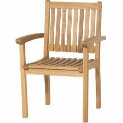 SIENA GARDEN Paleros Landhaussessel Gestell Und Fläche Akazienholz FSC®-100% Natur