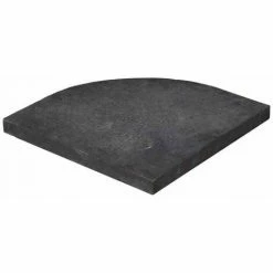 SIENA GARDEN Celona Platte 22,5 Kg Granit Schwarz