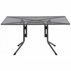 SIENA GARDEN Elda Plus Dining Tisch 140x90x71 Cm Gestell Stahl Eisengrau, Tischplatte Streckmetall Eisengrau -SIENA GARDEN Shop 50273197 2