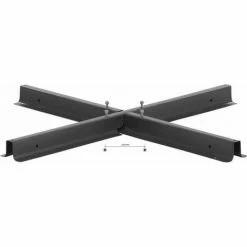 SIENA GARDEN Stahlkreuz Für Schirme Schwarz
