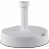 SIENA GARDEN Betonständer 30 Kg Rund, Weiß Kunststoffrohr 19-54 Mm, Mit Handmulden -SIENA GARDEN Shop 50329259 1