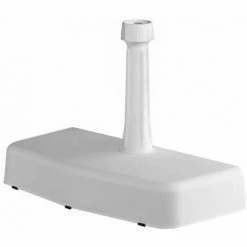 SIENA GARDEN Balkonständer 20 Kg, Weiß Kunststoffrohr 18-38 Mm