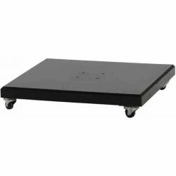 SIENA GARDEN Ferona Schirmständer 120kg + Rollen Granit Mir Lenkrollen