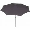 SIENA GARDEN Avio Mittelstockschirm Anthrazit/anthrazit Ø 300cm, Gestell Alu Anthrazit, Streben Stahl, Bezug 100% Polyester, 220g/m² Anthrazit, Lichtschutzfaktor UPF 50+ -SIENA GARDEN Shop 50329434 1
