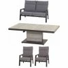 Siena Garden Valencia 4-teiliges Set Loungegruppe Komplettset Gartengarnitur Loungesofa -SIENA GARDEN Shop 51414465 1