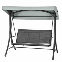 Siena Garden Hollywood-Schaukel Livorno Anthrazit/silber Gartenschaukel