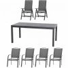 Siena Garden 7-teilige Sitzgruppe Livorno Mit Tisch Miros Ausziehbar 180/240x90 Cm Aluminium Anthraz -SIENA GARDEN Shop 52531275 1