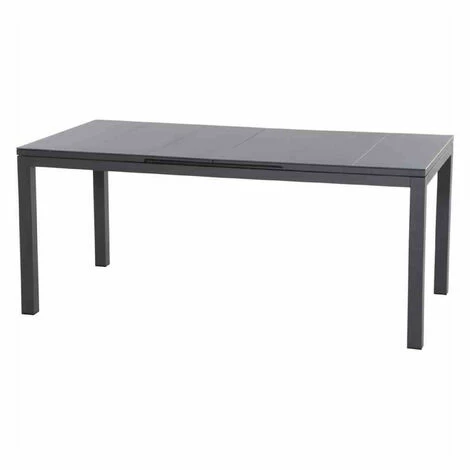 Siena Garden 7-teilige Sitzgruppe Livorno Mit Tisch Miros Ausziehbar 180/240x90 Cm Aluminium Anthraz 4 Siena Garden 7-teilige Sitzgruppe Livorno Mit Tisch Miros Ausziehbar 180/240x90 Cm Aluminium Anthraz – Bild 2