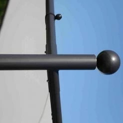 SIENA GARDEN Berlino Pavillon 400x400 Cm Gestell Aus Stahl, Anthrazit, Bezug Aus Polyester, 250g/m² In Weiß -SIENA GARDEN Shop 53912265 3