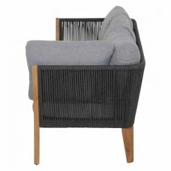 Siena Garden 4-tlg Lounge-Sitzgruppe Parma Aluminium/Rope Anthrazit/Teak -SIENA GARDEN Shop 54150706 3