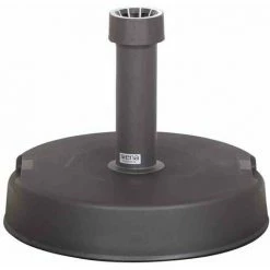 SIENA GARDEN Betonständer 20 Kg Rund, Anthrazit Kunststoffrohr 18-38 Mm, Mit Handmulden