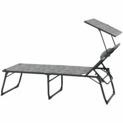 SIENA GARDEN Liege 'Natura', Anthrazit, Grau, Ca. 43 X 200 X 69 Cm -SIENA GARDEN Shop 56407010 2