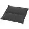 SIENA GARDEN CENTAURI Sitzkissen/Hockerauflage Dessin Uni Anthrazit, 100% Polyester